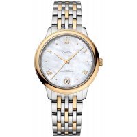 Replica Omega De Ville Prestige Co-Axial Master Chronometer 34mm Mother of Pearl Dial Yellow Gold and Steel Women‘s Watch 434.20.34.20.05.002 Replica Omega De Ville Prestige Co-Axial Master Chronometer 34mm Mother of Pearl Dial Yellow Gold and Steel Women‘s Watch 434.20.34.20.05.002