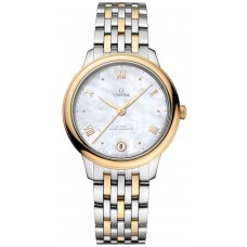 Replica Omega De Ville Prestige Co-Axial Master Chronometer 34mm Mother of Pearl Dial Yellow Gold and Steel Women‘s Watch 434.20.34.20.05.002 Replica Omega De Ville Prestige Co-Axial Master Chronometer 34mm Mother of Pearl Dial Yellow Gold and Steel Women‘s Watch 434.20.34.20.05.002