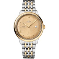 Replica Omega De Ville Prestige Co-Axial Master Chronometer Small Seconds 41mm Gold Dial Yellow Gold and Steel Men‘s Watch 434.20.41.20.08.001 Replica Omega De Ville Prestige Co-Axial Master Chronometer Small Seconds 41mm Gold Dial Yellow Gold and Steel Men‘s Watch 434.20.41.20.08.001