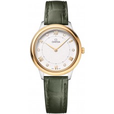 Replica Omega De Ville Prestige Quartz 30mm Silver Diamond Dial Women‘s Watch 434.23.30.60.52.002 Replica Omega De Ville Prestige Quartz 30mm Silver Diamond Dial Women‘s Watch 434.23.30.60.52.002