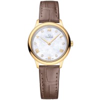 Replica Omega De Ville Prestige Quartz 27.5mm Mother of Pearl Diamond Dial 18k Yellow Gold Women‘s Watch 434.53.28.60.55.002 Replica Omega De Ville Prestige Quartz 27.5mm Mother of Pearl Diamond Dial 18k Yellow Gold Women‘s Watch 434.53.28.60.55.002