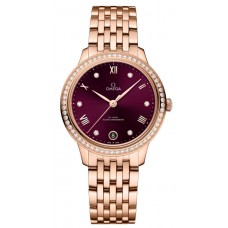 Replica Omega De Ville Prestige Co-Axial Master Chronometer 34mm Red Dial Diamond 18k Rose Gold Women‘s Watch 434.55.34.20.61.001 Replica Omega De Ville Prestige Co-Axial Master Chronometer 34mm Red Dial Diamond 18k Rose Gold Women‘s Watch 434.55.34.20.61.001