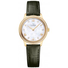 Replica Omega De Ville Prestige Quartz 27.5mm Mother of Pearl Dial Diamond 18k Yellow Gold Women‘s Watch 434.58.28.60.55.002 Replica Omega De Ville Prestige Quartz 27.5mm Mother of Pearl Dial Diamond 18k Yellow Gold Women‘s Watch 434.58.28.60.55.002
