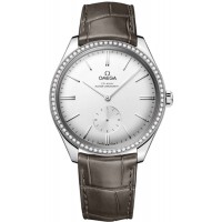 Replica Omega De Ville Tresor Silver Dial Diamond Women‘s Watch 435.18.40.21.02.002