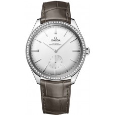 Replica Omega De Ville Tresor Silver Dial Diamond Women‘s Watch 435.18.40.21.02.002