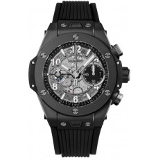 Replica Hublot Big Bang Chronograph Skeleton Dial Rubber Strap Men‘s Watch 441.CI.1171.RX