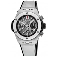 Replica Hublot Big Bang Unico 42mm White Ceramic Skeleton Dial Men‘s Watch 441.HX.1170.RX