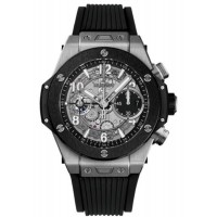 Replica Hublot Big Bang Unico Skeleton Dial Rubber Strap Men‘s Watch 441.NM.1171.RX