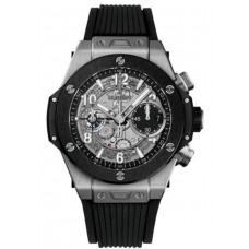 Replica Hublot Big Bang Unico Skeleton Dial Rubber Strap Men‘s Watch 441.NM.1171.RX
