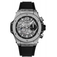 Replica Hublot Big Bang Unico 42mm Skeleton Dial Rubber Strap Men‘s Watch 441.NX.1171.RX