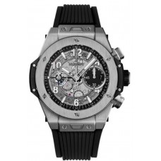 Replica Hublot Big Bang Unico 42mm Skeleton Dial Rubber Strap Men‘s Watch 441.NX.1171.RX