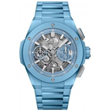 Replica Hublot Big Bang Integral Blue Ceramic Skeleton Dial Ceramic Men‘s Watch 451.EX.5120.EX