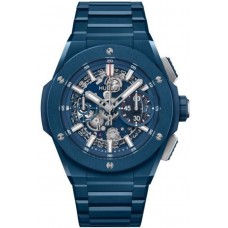 Replica Hublot Big Bang Integral Blue Ceramic Skeleton Dial Ceramic Men‘s Watch 451.EX.5123.EX