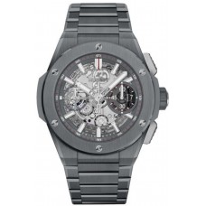 Replica Hublot Big Bang Integral Grey Ceramic Skeleton Dial Ceramic Men‘s Watch 451.FX.6923.FX