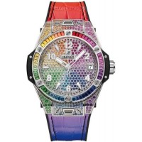 Replica Hublot Big Bang One Click White Dial Rubber and Men‘s Watch 465.SX.9910.LR.0999
