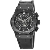 Replica Hublot Classic Fusion Automatic Black Magic Skeleton Dial Men‘s Watch 525.CM.0170.LR