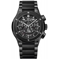 Replica Hublot Classic Fusion Aerofusion Black Magic Skeleton Dial Men‘s Watch 528.CM.0170.CM