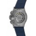 Replica Hublot Classic Fusion Chronograph Titanium Blue Dial Rubber Strap Men‘s Watch 541.NX.7170.RX