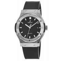 Replica Hublot Classic Fusion Automatic 42mm Titanium Rubber Strap Men‘s Watch 542.NX.1171.RX