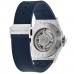 Replica Hublot Classic Fusion 42mm Blue Dial Titanium Case Rubber Strap Men‘s Watch 542.NX.7170.RX