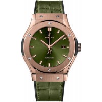 Replica Hublot Classic Fusion Automatic Green Dial Green Men‘s Watch 542.OX.8980.LR
