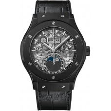 Replica Hublot Classic Fusion Aerofusion Moonphase Black Magic Men‘s Watch 547.CX.0170.LR