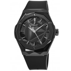 Replica Hublot Classic Fusion Orlinski Black Magic Black Dial Rubber Strap Men‘s Watch 550.CS.1800.RX.ORL21