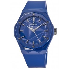 Replica Hublot Classic Fusion Orlinski Blue Dial Rubber Strap Men‘s Watch 550.ES.5100.RX.ORL21