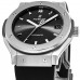 Replica Hublot Classic Fusion Automatic Black Dial Rubber Strap Women‘s Watch 565.NX.1470.RX