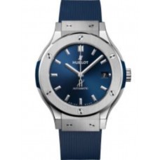 Replica Hublot Classic Fusion 38mm Blue Dial Men‘s Watch 565.NX.7170.RX