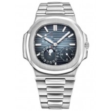 Replica Patek Philippe Nautilus Blue Dial Steel Men‘s Watch 5712/1A-001