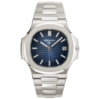 Replica Patek Philippe Nautilus Blue Dial 18K White Gold Men‘s Watch 5811/1G-001