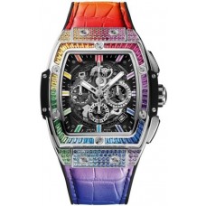 Replica Hublot Spirit of Big Bang Skeleton Dial Rubber and Men‘s Watch 641.NX.0117.LR.0999