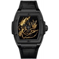 Replica Hublot Spirit of Big Bang Black Dial Rubber Strap Men‘s Watch 665.CX.0660.LR