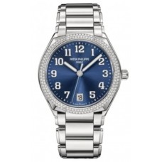 Replica Patek Philippe Twenty 4 Automatic Blue Sunburst Diamond Dial Women‘s Watch 7300/1200A-001