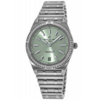 Replica Breitling Chronomat Automatic 36 Green Dial Diamond Bezel Steel Women‘s Watch A10380591L1A1