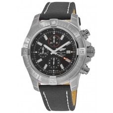 Replica Breitling Avenger Super Avenger Chronograph 48 Black Dial Deployment Men‘s Watch A13375101B1X2