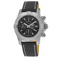 Replica Breitling Avenger Chronograph 43 Black Dial Black Fabric Strap Men‘s Watch A13385101B1X1