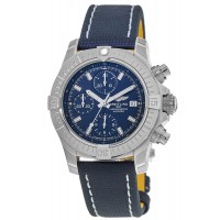 Replica Breitling Avenger Chronograph 43 Blue Dial Blue Deployment Men‘s Watch A13385101C1X2