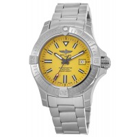 Replica Breitling Avenger Automatic 45 Seawolf Yellow Dial Steel Men‘s Watch A17319101I1A1