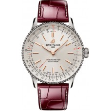 Replica Breitling Navitimer Automatic 36 Silver Dial Women‘s Watch A17327211G1P1