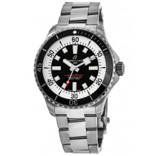 Replica Breitling Superocean Automatic 44 Black Dial Steel Men‘s Watch A17376211B1A1