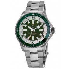 Replica Breitling Superocean Automatic 44 Green Dial Steel Men‘s Watch A17376A31L1A1
