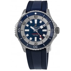 Replica Breitling Superocean Automatic 46 Blue Dial Rubber Strap Men‘s Watch A17378E71C1S1