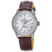Replica Breitling Navitimer Automatic 35 Pearl Diamond Dial Women‘s Watch A17395211A1P1