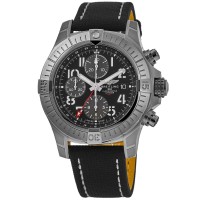Replica Breitling Avenger Chronograph GMT 45 Black Dial Men‘s Watch A24315101B1X1