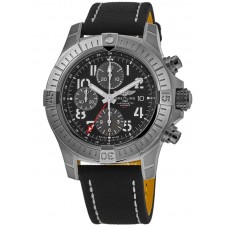 Replica Breitling Avenger Chronograph GMT 45 Black Dial Men‘s Watch A24315101B1X1