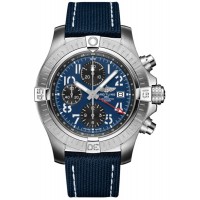 Replica Breitling Avenger Chronograph GMT 45 Blue Dial Men‘s Watch A24315101C1X1