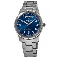 Replica Breitling Aviator 8 Automatic Day &Date 41 Blue Dial A45330101C1A1 Men‘s Watch A45330101C1A1-PO