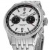Replica Breitling Premier B01 Chronograph 42 Automatic Silver Panda Dial Steel Men‘s Watch AB0118221G1A1
